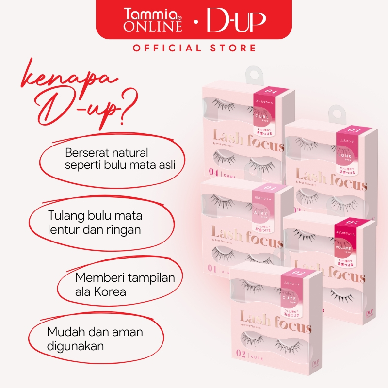D-UP Lash Focus Bulu Mata Palsu Jepang K-POP Idol